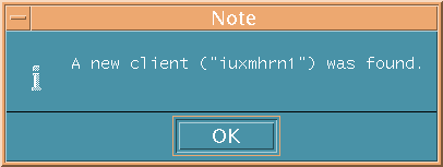 New Client Found