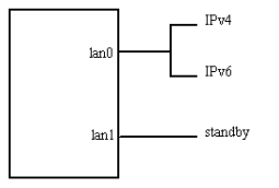 Example 2: IPv4 and IPv6 Addresses in Standby Configuration