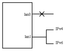 Example 2: IPv4 and IPv6 Addresses After Failover to Standby