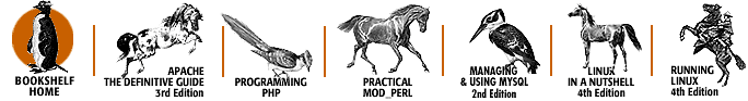 The Linux Web Server CD Bookshelf navigation